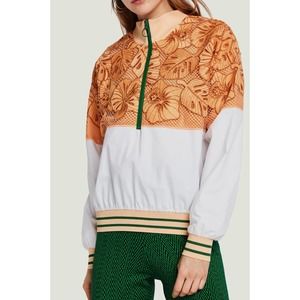 Scotch & Soda Embroidered Lace Track Jacket